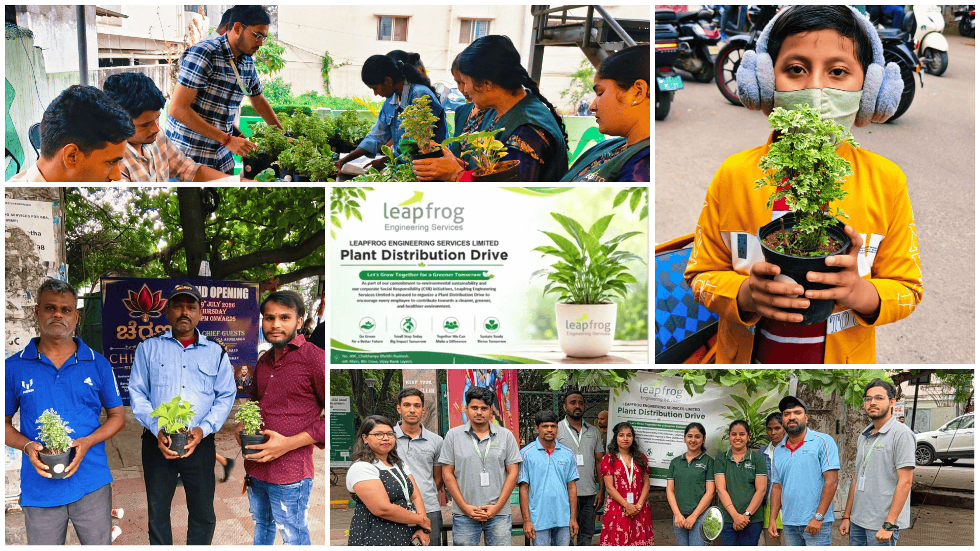 Plant Distribution Drive – CSR Initiative by Leapfrog Engineering Services Ltd.